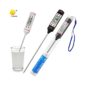 (店+)極光商城-奶粉液體燒烤烘焙廚房測溫計食物筆式探針溫度計數顯電子溫度筆