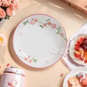 櫻花 陶瓷盤  盤子 陶瓷盤子 陶瓷碗 造型盤子 水果碗 沙拉碗 菜盤 小菜碟 牛排盤 陶瓷碗盤 碗盤器皿 餐盤 造型盤