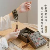 (店+)【巴黎精品】現貨+預購 佛珠108顆念珠-綠檀木8/10/12mm菩提蓮花男女手串3款a1ez28
