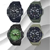 (店+)CASIO潛水運動風 5.5公分大錶徑+鏡面貼膜MRW-210H錶圈可旋轉作為計時用 防水100米 潛水海上活動 運動錶