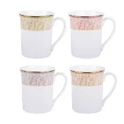【NORITAKE】流光輕語金邊-馬克杯2入組(四色任選)(精緻禮盒)