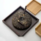 全球選品1館 生活百貨 竹製分茶盒茶刀針撬分茶盤審評實木茶葉賞盤普洱茶餅託盤