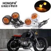 【機車優品】HONGPA 機車復古改裝方向燈 單線方向燈 螺紋方向燈 轉向燈 野狼 KTR 雲豹 愛將 MY150 金旺