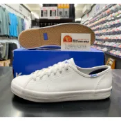 免運 黃蜂體育 Keds 小白鞋 KICKSTART 時尚真皮綁帶休閒鞋 白/藍 W132222 WH57559