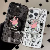 卡通 派大星 iPhone 16 15 14 13 12 11 pro max 蘋果手機殼 高級 磁吸 防摔 ix xr