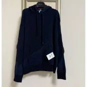 Louis Vuitton 藏青色拼接老花毛巾Hoodie（請先確認商品描述謝謝）