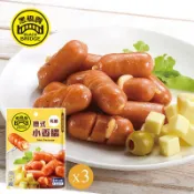 【全家行動購】【冷藏店取-黑橋牌】乳酪德式小香腸3包(53g/包)