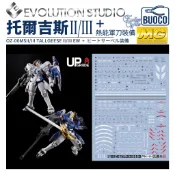 [BUOCO] EVO PB-MG-44 鋼彈W 托爾吉斯 II / III (含熱能軍刀裝備) 螢光水貼  1/100