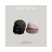 (店+)MyWa™️經典英倫風純色水兵帽 西瓜皮帽 圓頂帽子 街頭雅痞百搭潮流穿搭 H32