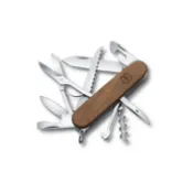 【Penworld】瑞士製 VICTORINOX  91mm 13用功能瑞士刀 1.3711.63 核桃木柄