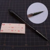超輕黏土人偶手辦面像筆 眼睛勾線筆 拉線筆 超細翻模臉畫眼線筆 翻糖模具 黏土工具