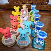 統一鮮蝦麵 米粉麵 Love兔 麵包猴 Love you熊 太陽能(收藏品可能沒有太陽能功能)公仔