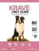 〈嚕咪〉KRAVE渴望-無穀羊肉鮭魚 犬飼料〈1kg〉