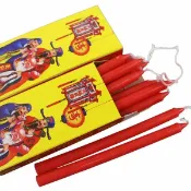 旻泉精品批發網 小蠟燭 10丁蠟燭 長約13.5cm/一盒10支入(定20) 小燈籠專用蠟蠋 台灣製蠟燭 -慶【APP滿額下單10%點數(單一帳號最高1000點)】9/30止
