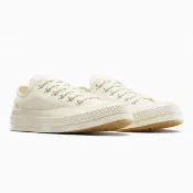 【CONVERSE】CHUCK 70 1970 OX 低筒 休閒鞋 女 蕾絲 米白色(A13666C)