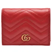全新正品Gucci馬夢GG marmont短夾/零錢包/G卡夾