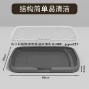 優品優選 狗廁所特大號防尿濺帶立柱可沖洗家用平板式狗狗尿盆便盆現貨批發