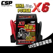 CSP  哇電 X6 救車啟動電源 電霸 柴油堆高機 山貓 農具機 插秧機 12V 遊覽車 工程車 挖土機 公車 遊覽車