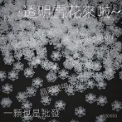 🔥臺灣出貨🔥春節雪花冬日限定樹脂配件透明diy飾品手工DIY流麻材料聖誕節配飾飾品裝飾手工手作DIY
