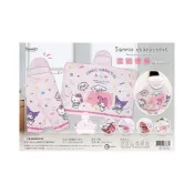 (店+)【SANRIO 三麗鷗】😉卡通法蘭絨保暖帽毯 正版授權卡娜赫拉兔兔P助LINE拉拉熊KITTY布丁狗大耳狗角落生物空調毯披肩毯懶人毯披風毯