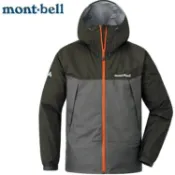 台北山水戶外用品專門店 Mont-Bell 登山雨衣/風雨衣/防水透氣外套 1128635 Thunder Pass GM/GY 男 深灰/灰