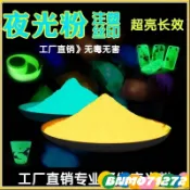 ⚡免運特賣⚡【619人好評】超亮長效夜光粉熒光粉安全無毒註塑絲印油漆油墨噴塗功能髮光粉 QBCCdsaw