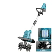 【森森機具】工業款鬆土機 至尊無刷4片刀  附1電池1充電器(小型鬆土機 手持20V耕地機 農用小型電動鋤)
