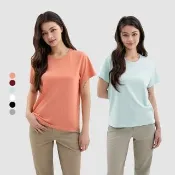  【Hang Ten】女裝-經典BCI純棉圓領腳丫短袖T恤(多色選)