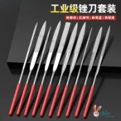 【台灣熱賣】金剛石銼刀打磨工具鋼銼細合金什錦套裝金屬修邊三角半圓迷你整形 爆款折扣