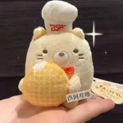 san角落生物Mister Donut甜甜圈聯名系列黃貓手玉擺件 A咖