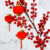 春節小燈籠 新年燈籠 新年吊飾 春節吊飾 新年佈置 聖誕館 【台中出貨.現貨】