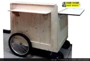 早餐攤車報價單-機車攜帶營業用熱壓三明治盒酥烤法式土司披薩行動攤車石板窯烤披薩大腸包小腸碳烤香腸手作漢堡炸熱狗車