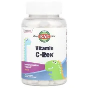 【iHerb】KAL, Dinosaurs®，Vitamin C-Rex®，橙味，100 毫克，100 片咀嚼片