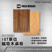 (店+)FIELD WORKS 磁吸木桌板一單位 雙面撞色【好勢露營】IGT桌板 1單位板 台灣製 IGT桌配件
