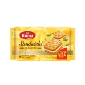 印尼 ROMA Sandwichi Crackers Lemon 檸檬牛奶風味夾心餅乾 120g