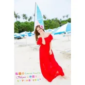 [瑪嘉妮Majani] 日系中大尺碼洋裝 沙灘裙 渡假裙 伴娘服 女神風 3種穿法 小禮服 現貨 ds-012