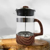 優得岩法耐熱玻璃濾壓壺-800ml-1入