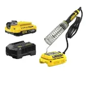 【Stanley】美國 史丹利 20V Max FM 電烙筆(空機.紙盒)+SB202電池*1+SC200充電器*1(SFMCE040B+SB202+SC200)
