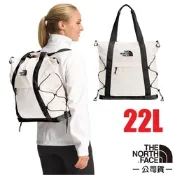 【The North Face】BOREALIS TOTE 背提兩用休閒單肩包22L.托特包.側背包.書包_52SV-4Q7 梔子白