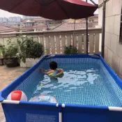 【開立收據】大型支架游泳池戶外戲水池家用水池免充氣魚池 欣欣嚴選店
