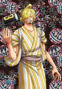 拼圖專賣店 日本進口拼圖 208-AC65(208片透明拼圖 海賊王 航海王 和之國 香吉士)