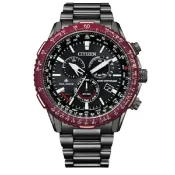 大高雄鐘錶城 CITIZEN 星辰錶 CB5009-55E PROMASTER 時尚經典光動能電波對時腕表 / 黑面 45.9mm｜樂天領券現折★全館特惠中★指定刷卡回饋10%