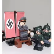 亞亞積木二戰德軍，希特勒，閱兵，元首，軍服版，納粹第三帝國