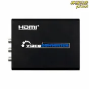 轉機商店 【模擬轉數位】AV轉HDMI轉換器 S-VIDEO轉HDMI 影像轉換器 電視盒轉接 老電視升級 支援4:3 16:9 16:10 多種顯示模式 隨插即用 免驅動