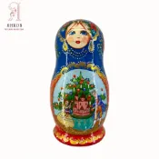 【洋可夫】俄羅斯空運來台 俄羅斯娃娃 精緻款 матрёшка 手工娃娃 手繪娃娃 許願娃娃