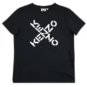 KENZO 經典品牌燙印LOGO棉質短T恤(黑)