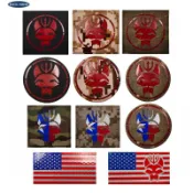  貨SealTeam海豹突擊隊美劇同款三叉戟貓頭IR章魔術貼臂章 魔術貼章 臂章 士氣章 刺繡/PVC滴膠 戰術背包布貼