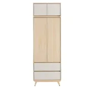 MUNA家居   605型雅格2.7X8尺二抽單吊衣櫥/衣櫃   78.8X60.3X236.8cm