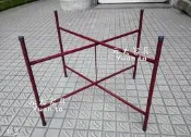 #3-04【元大家具行】全新辦桌用桌腳(纖維桌面適用) 加購 餐桌椅 辦桌桌面 美耐板餐桌 交剪腳 鋼珠鋁圈 轉盤