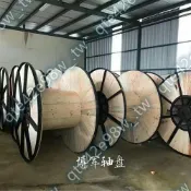 電線電纜軸盤高品質雙層高速線盤電纜卷盤鐵木瓦楞線軸盤軸架子有口皆碑xx1